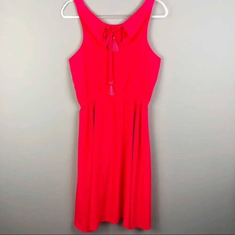 ATHLETA | Martinique Quest Dress Tie Back Coral S